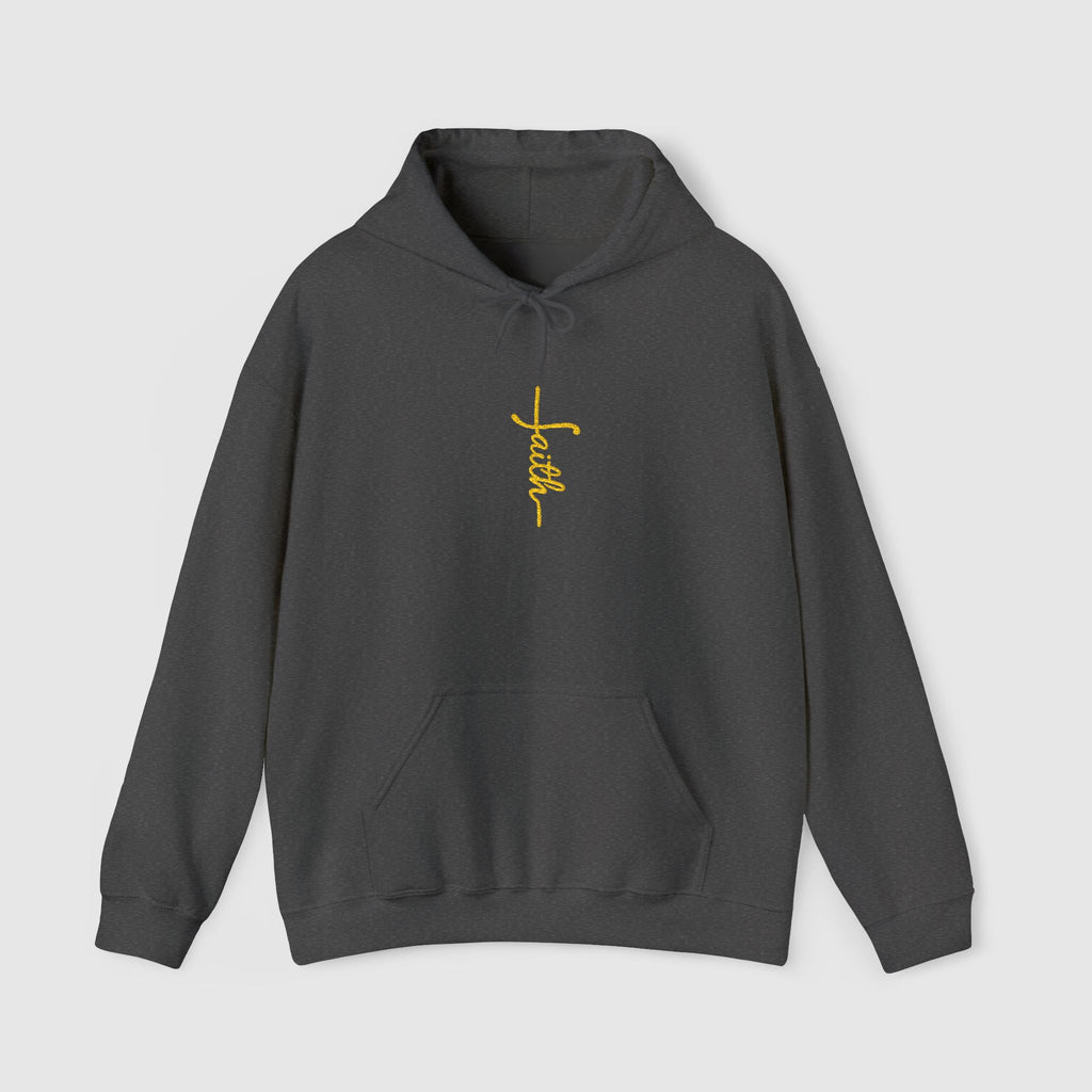 Faith Cross Embroidery Sweatshirt