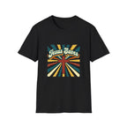 Jesus saves colorful cross T-shirt