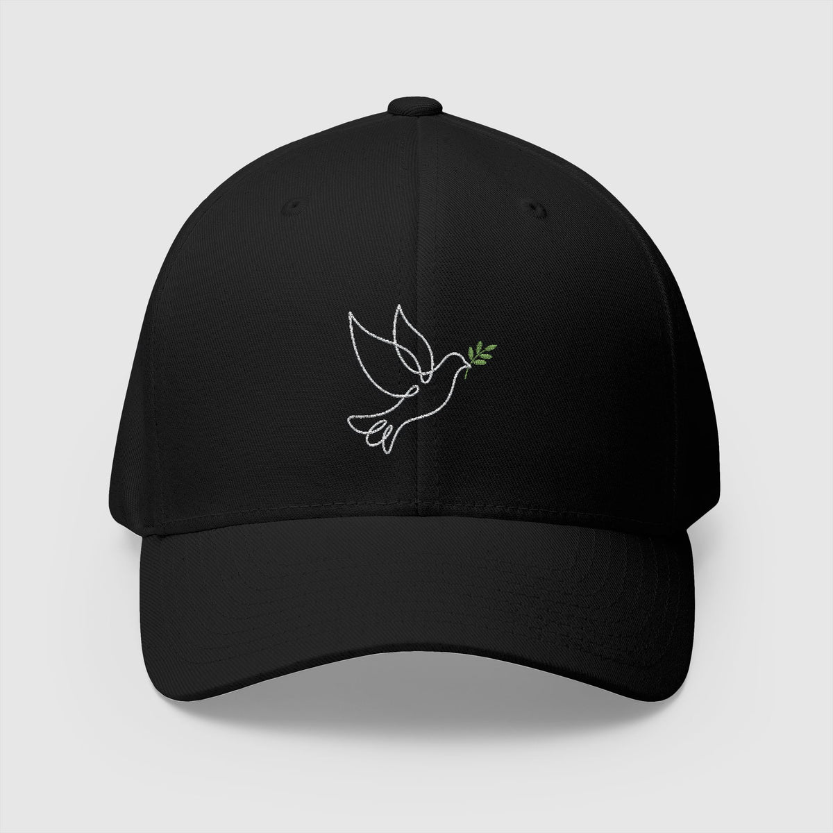 Peace dove Embroidery Cap