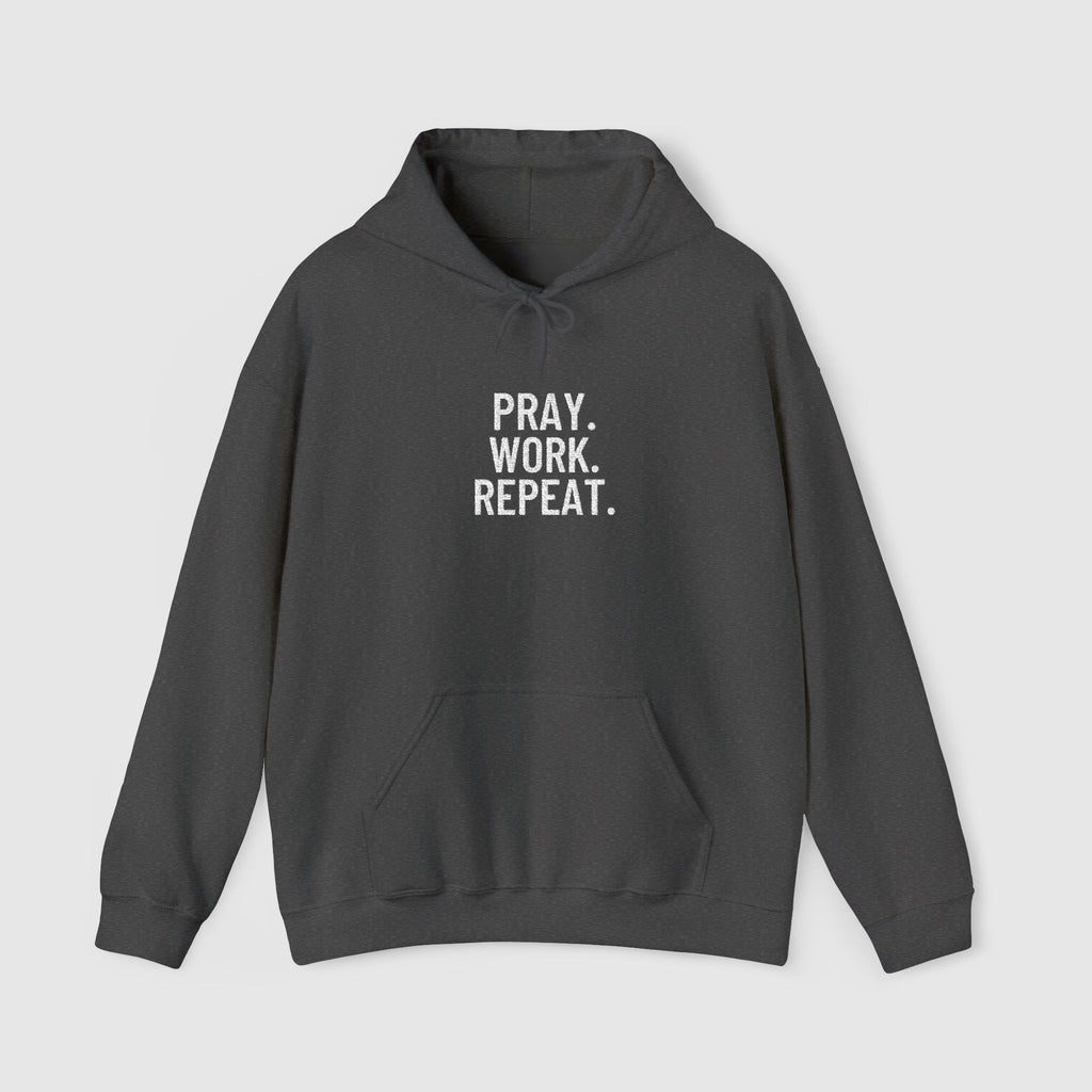 Pray. Work. Repeat. Embroidery Sweatshirt