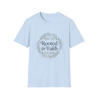 Rooted in faith - Circle design T-shirt