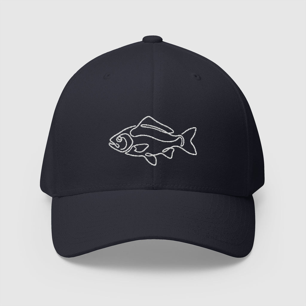 Fish Embroidery Cap