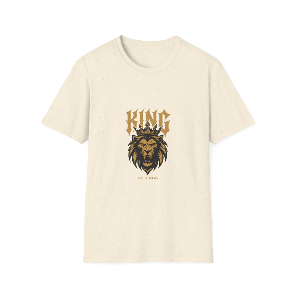 King of kings - golden lion design T-shirt
