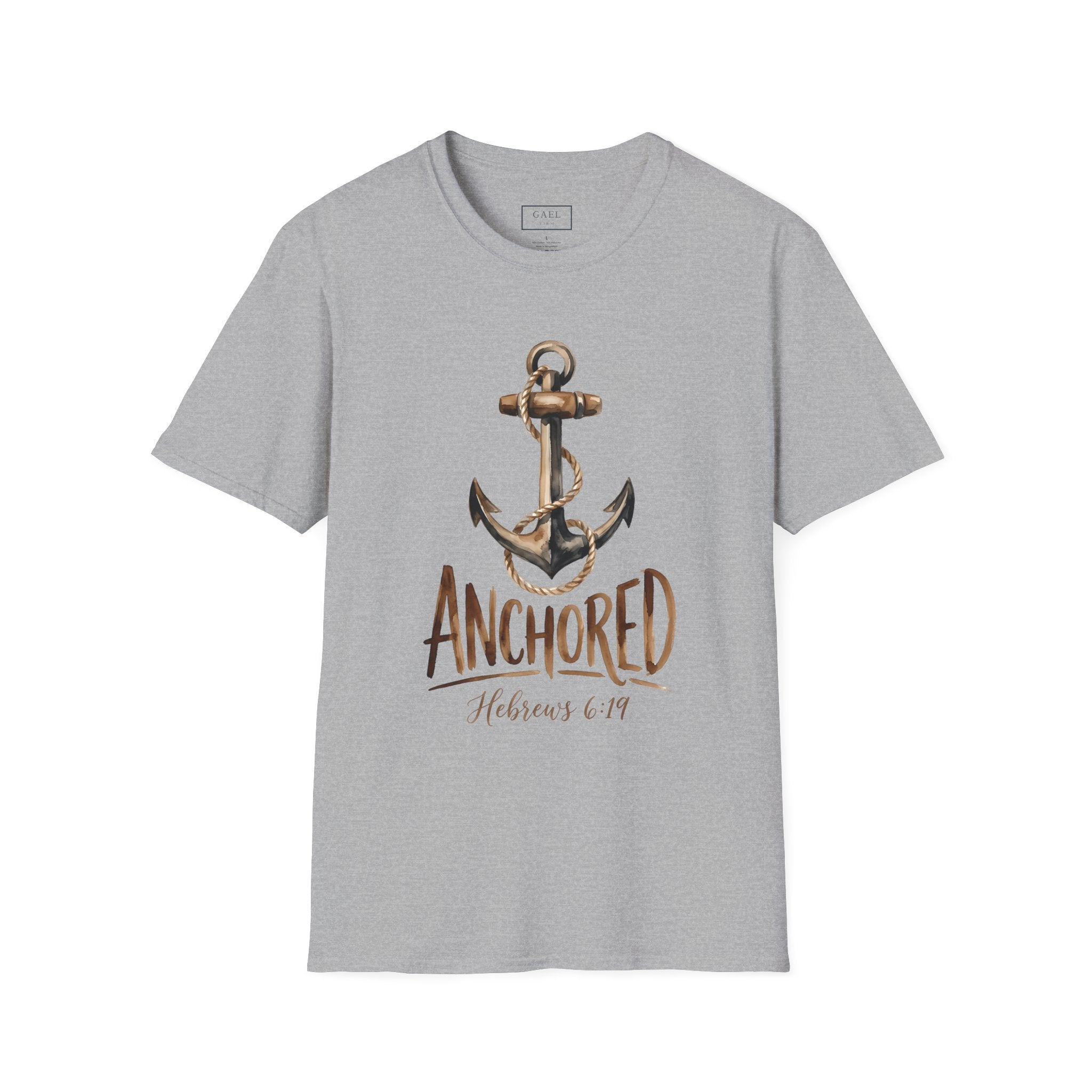 Anchored painted style T-shirt