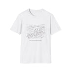 He leads me beside still waters T-shirt
