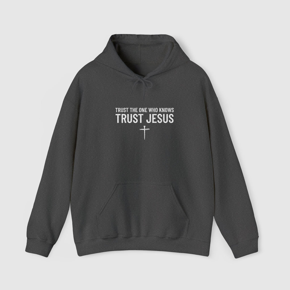 Trust Jesus Embroidery Sweatshirt