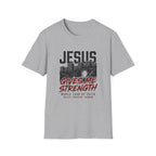 Jesus gives me strength - World tour of faith T-shirt