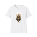 King of kings - golden lion design T-shirt