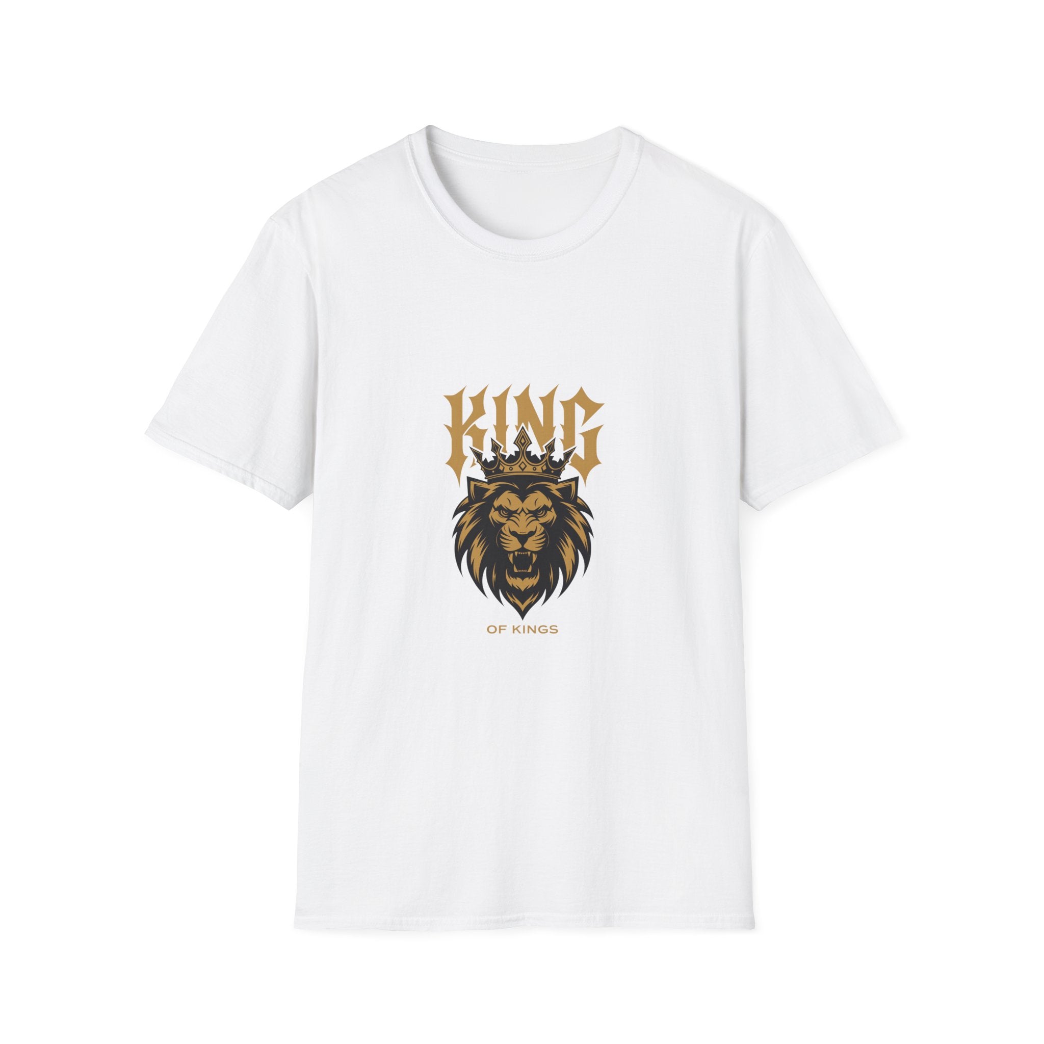 King of kings - golden lion design T-shirt