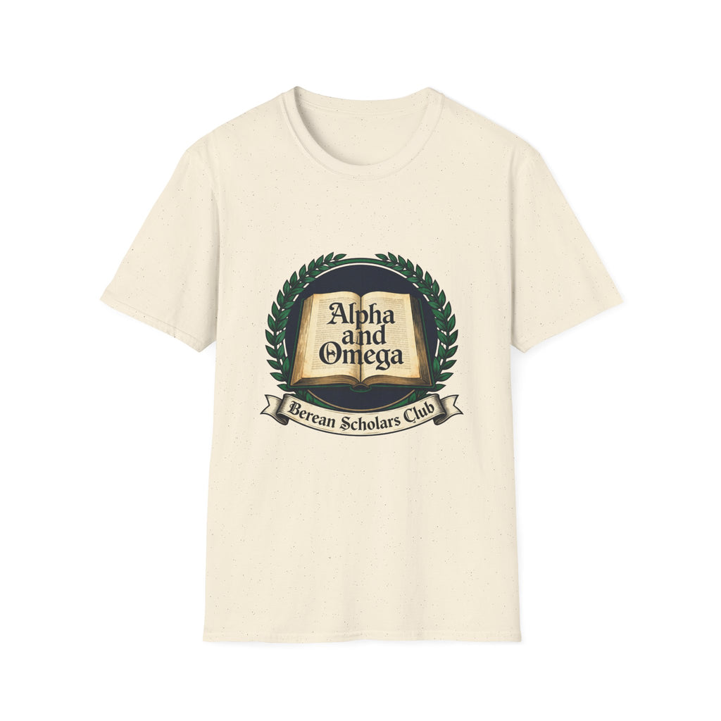 Alpha and omega - Berean scholars club T-shirt