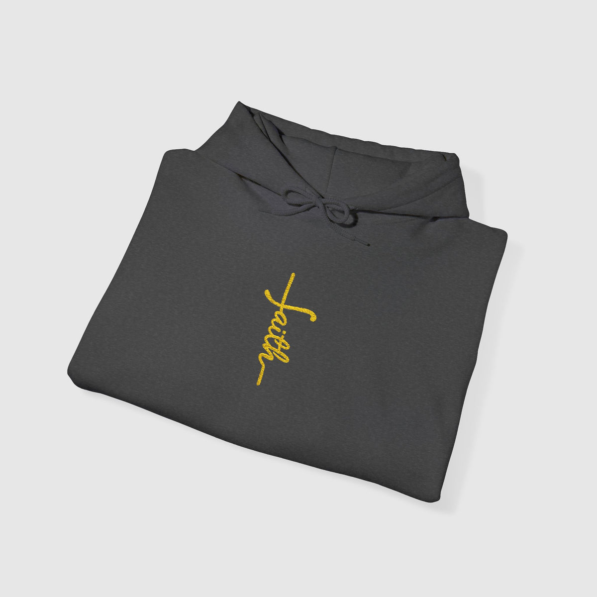 Faith Cross Embroidery Sweatshirt