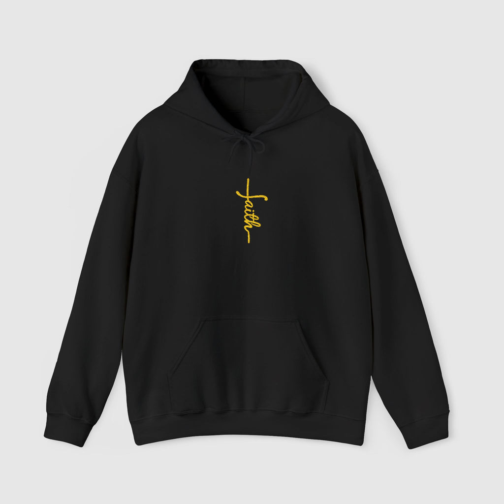 Faith Cross Embroidery Sweatshirt