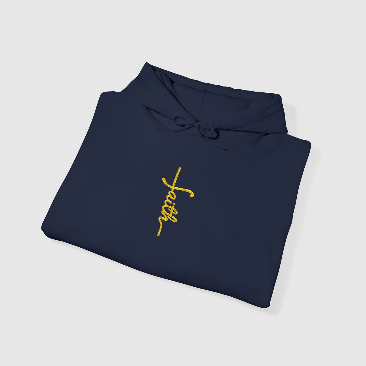 Faith Cross Embroidery Sweatshirt