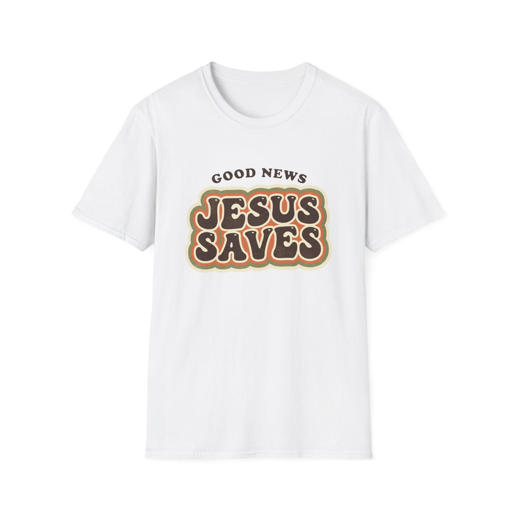 Good news, Jesus saves T-shirt