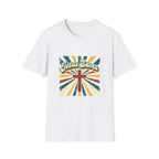 Jesus saves colorful cross T-shirt