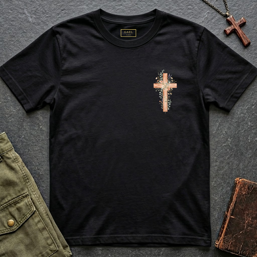 Faith Blooms Here T-shirt