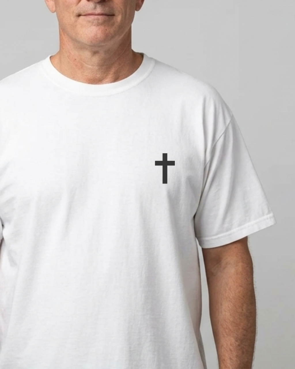 Small chest cross T-shirt