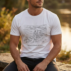 He leads me beside still waters T-shirt