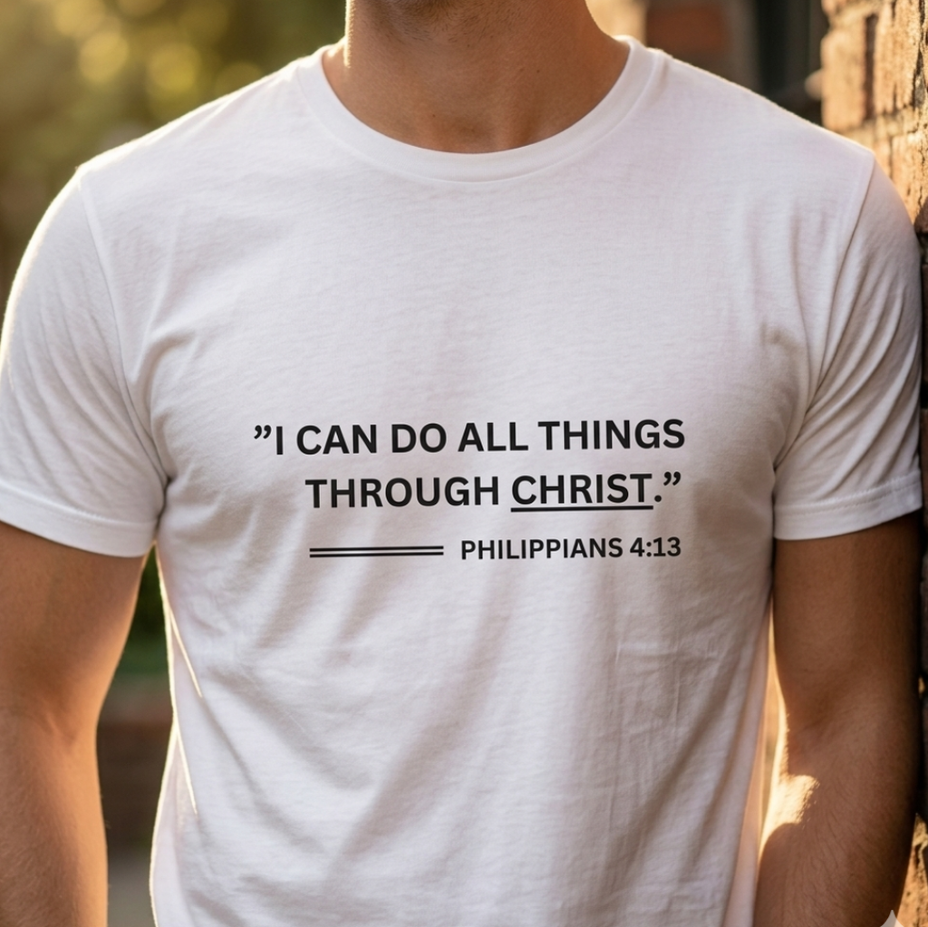I can do all things through christ - Philippians 4:13 T-shirt