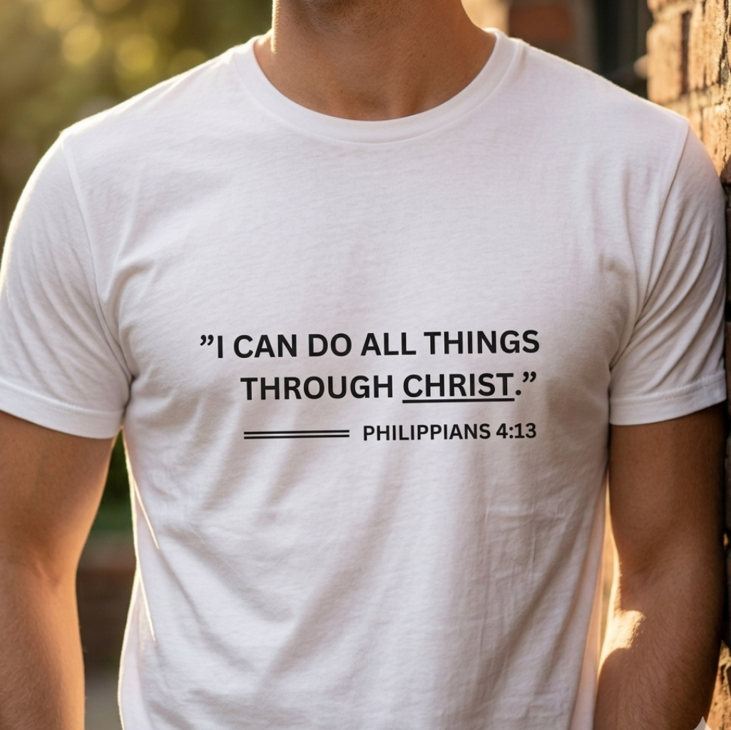 I can do all things through christ - Philippians 4:13 T-shirt