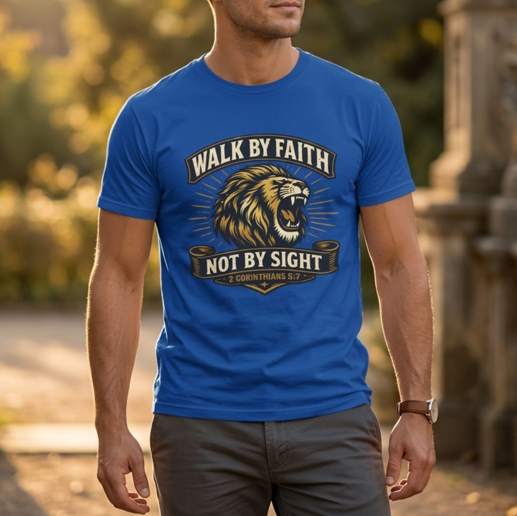 Walk By Faith Not By Sight T-shirt