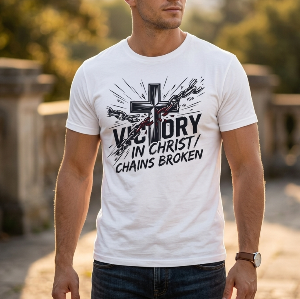 Victory in Christ - Chains broken T-shirt
