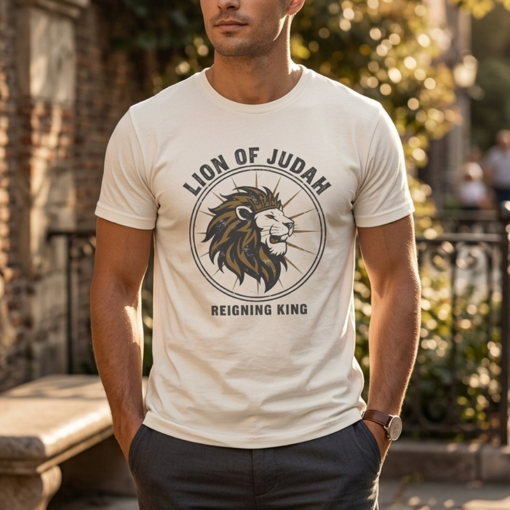 Lion of Judah - Reigning king T-shirt