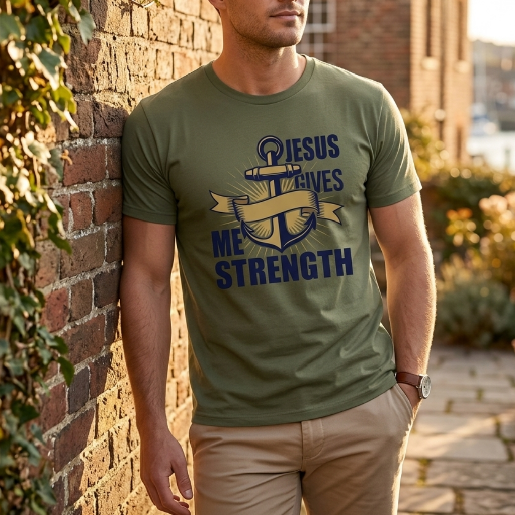 Jesus gives me strength T-shirt