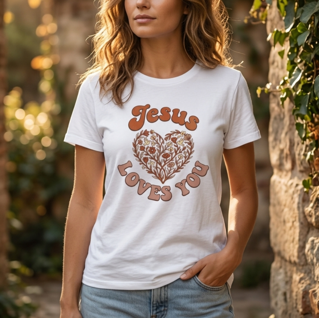 Jesus loves you T-shirt