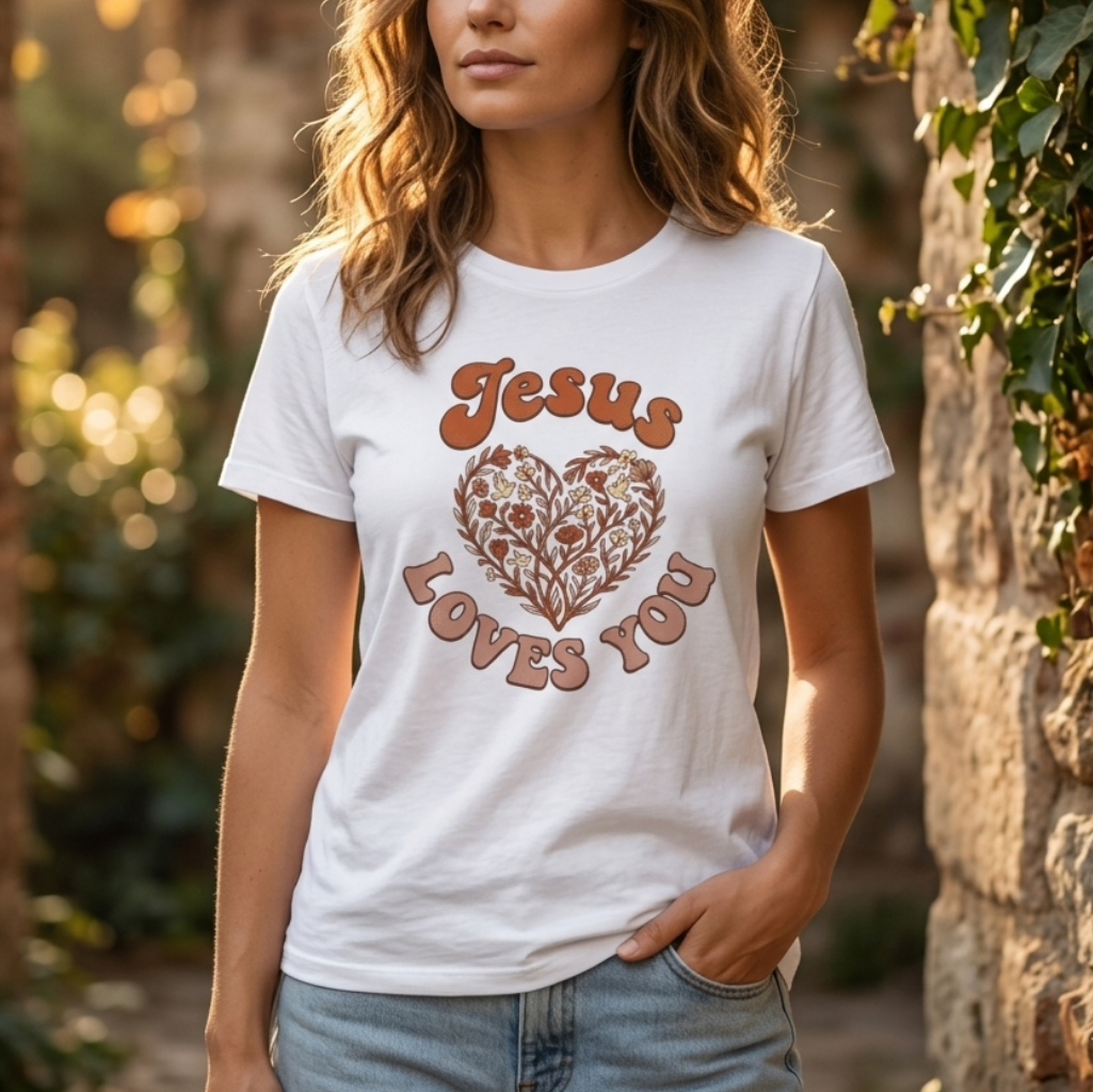Jesus loves you T-shirt