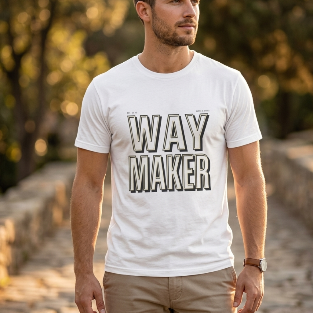 Way maker - text design T-shirt