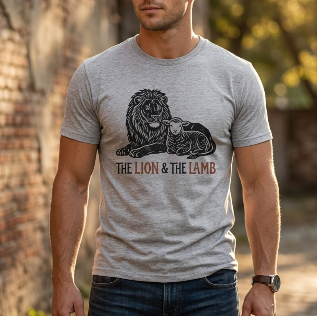 The lion & the lamb T-shirt