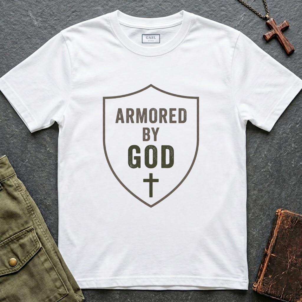 Armored by God T-shirt