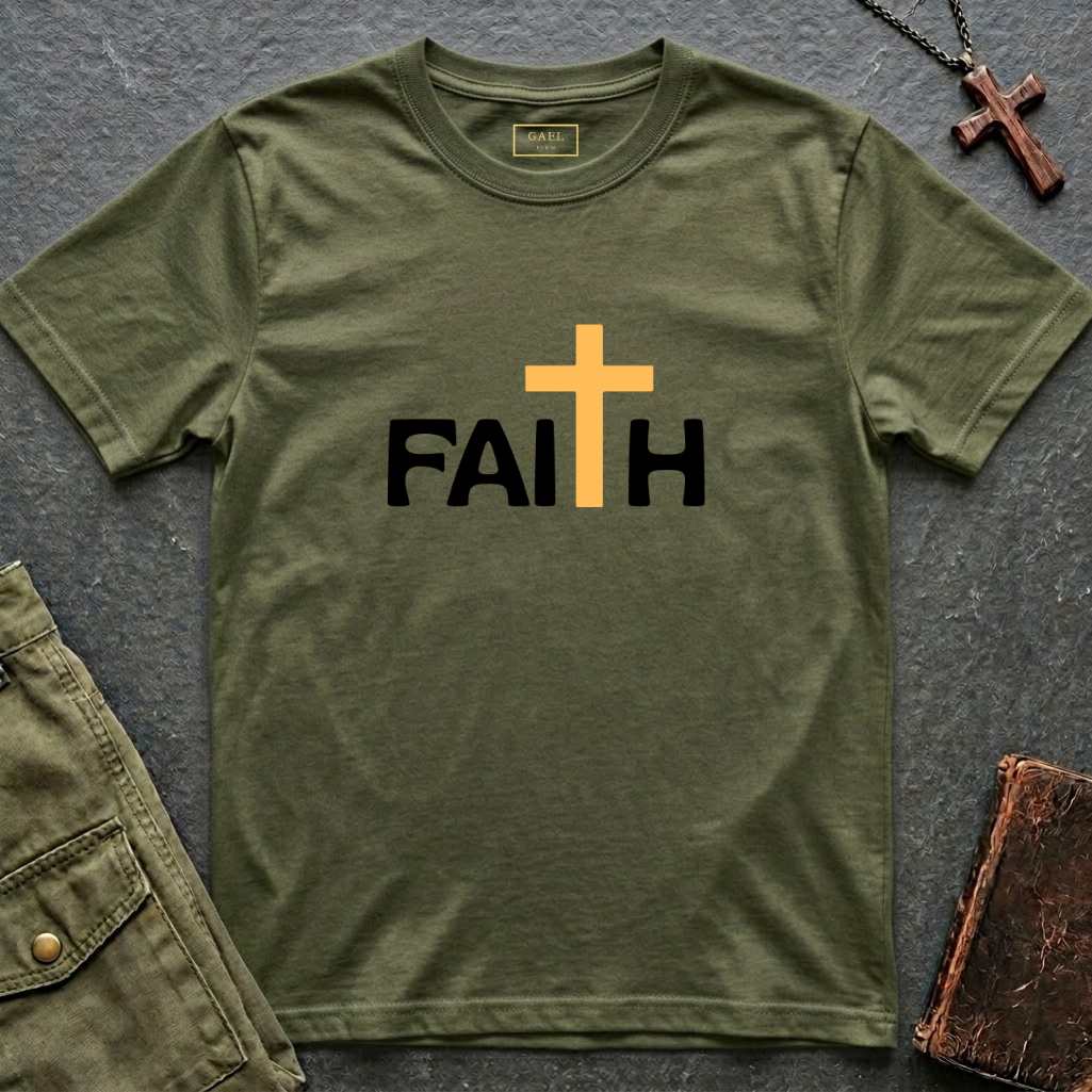 Faith cross T-shirt