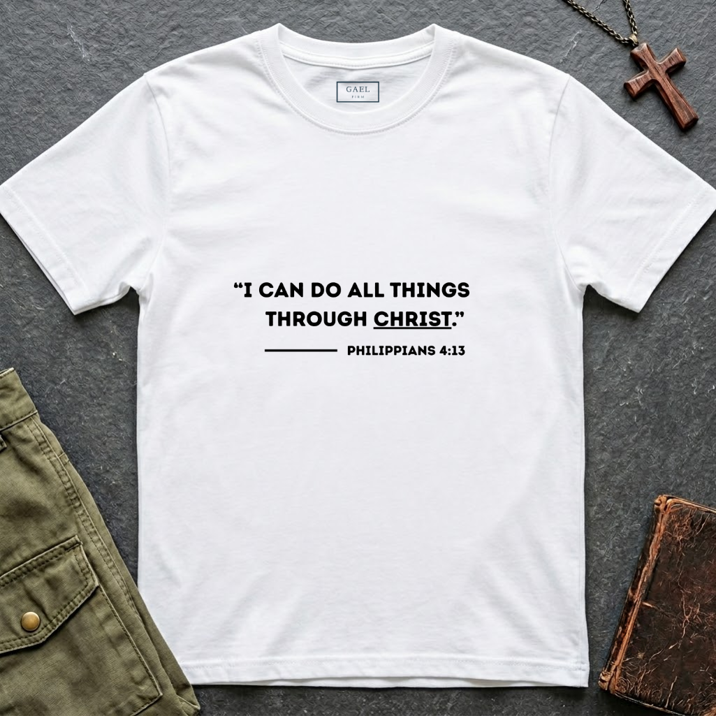 I can do all things through christ - Philippians 4:13 T-shirt