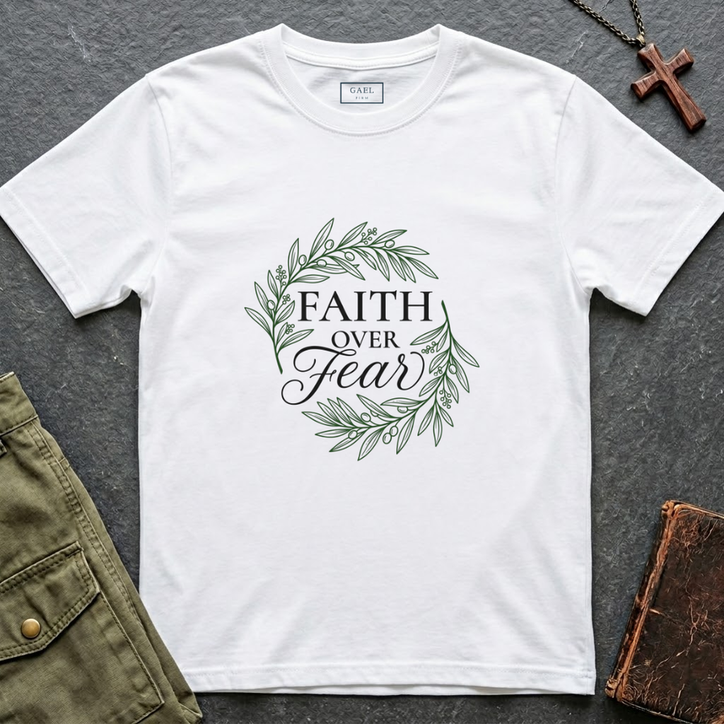 Faith over fear design T-shirt