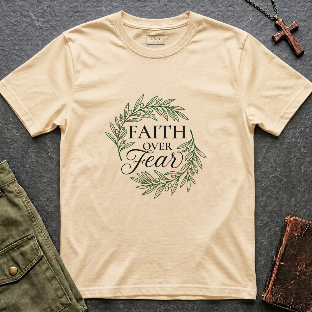 Faith over fear design T-shirt