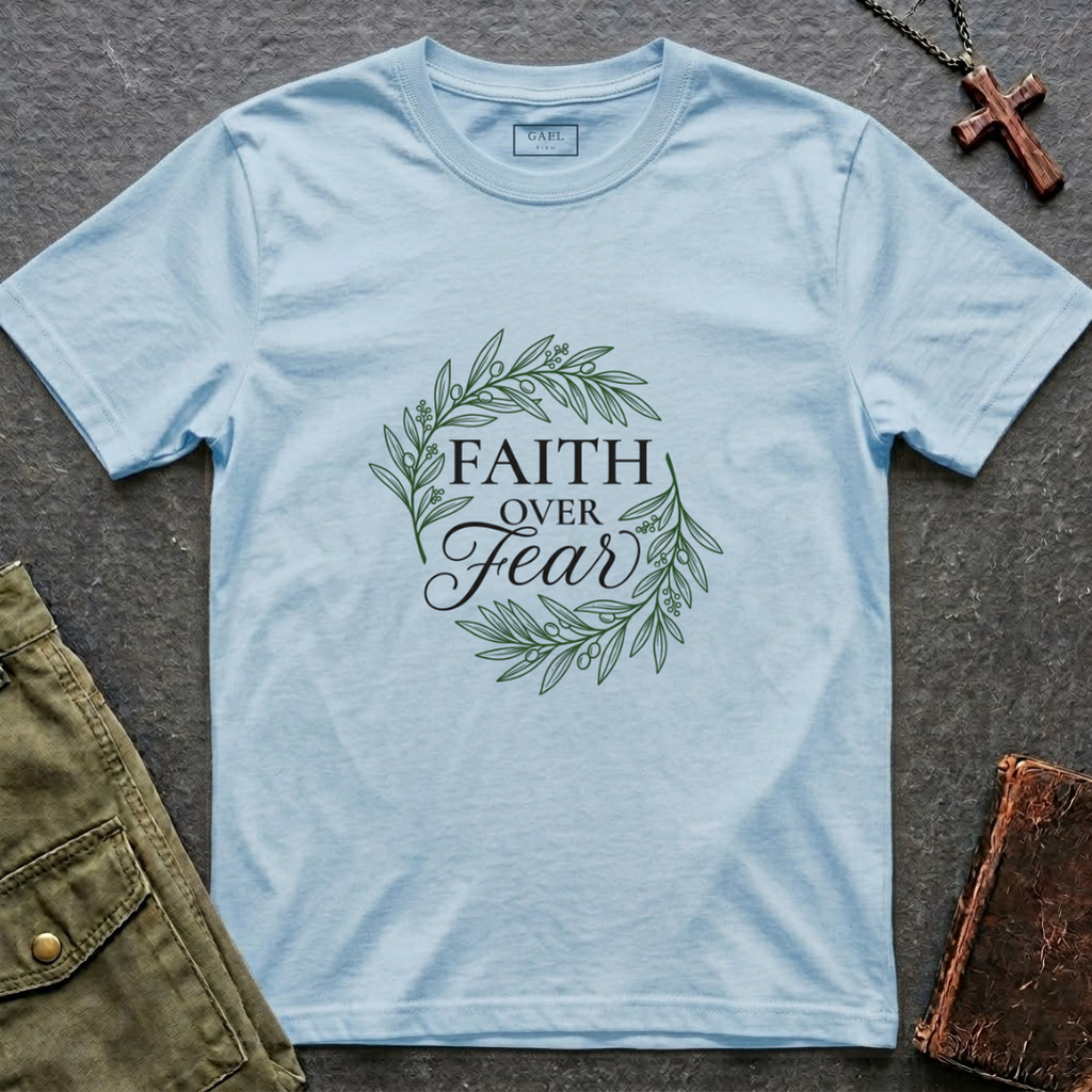 Faith over fear design T-shirt
