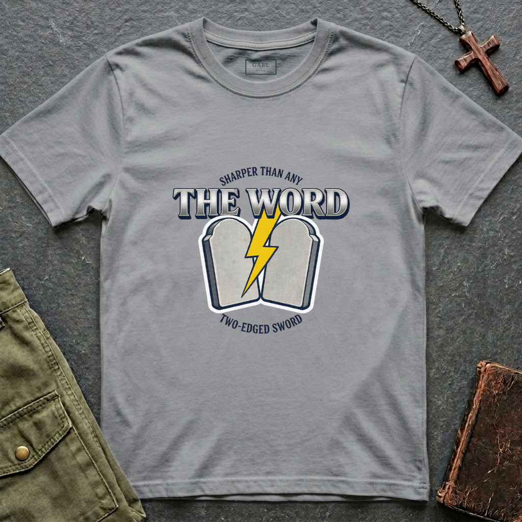 The word, sharper than any two-edged sword T-shirt