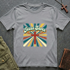 Jesus saves colorful cross T-shirt