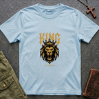 King of kings - golden lion design T-shirt