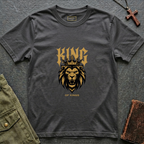 King of kings - golden lion design T-shirt