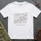 He leads me beside still waters T-shirt