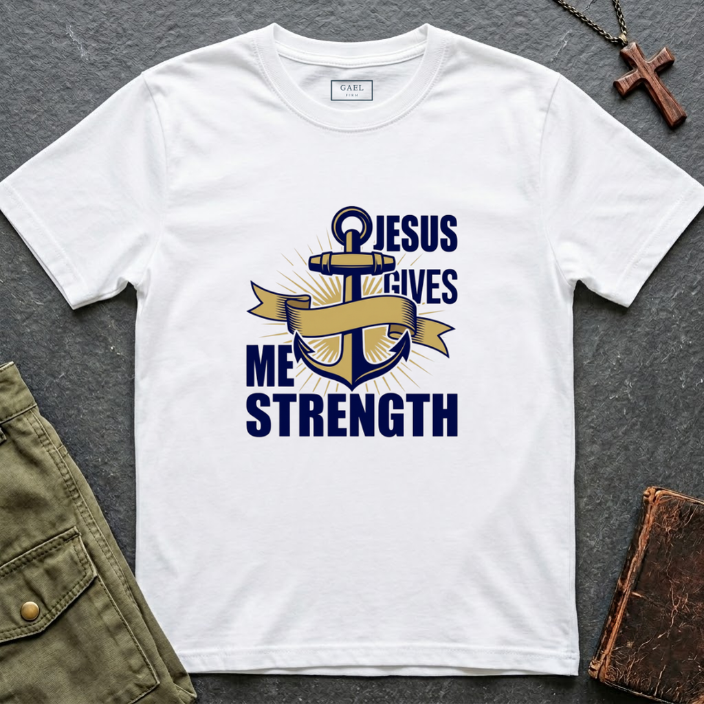 Jesus gives me strength T-shirt