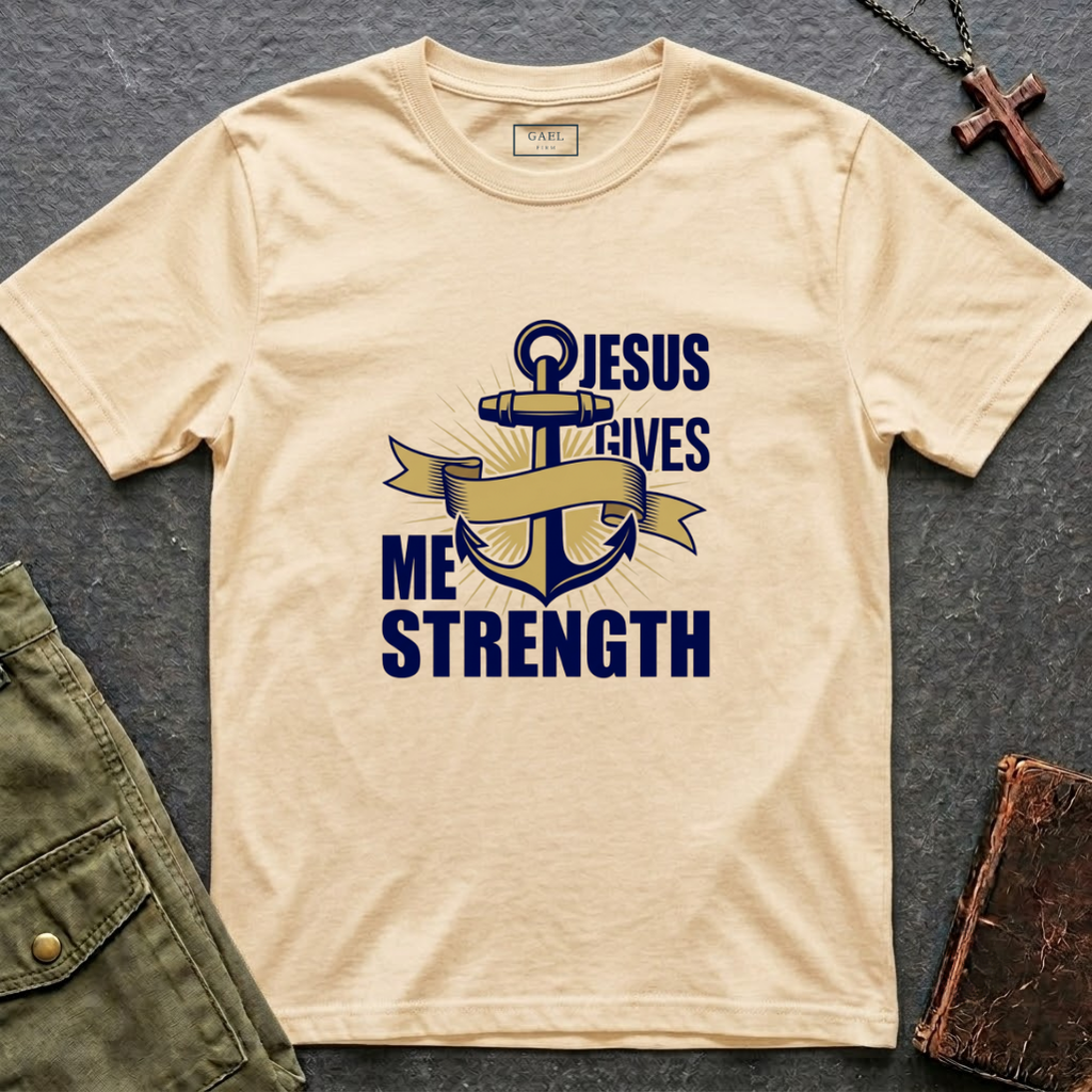 Jesus gives me strength T-shirt