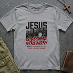 Jesus gives me strength - World tour of faith T-shirt