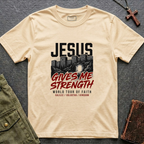 Jesus gives me strength - World tour of faith T-shirt
