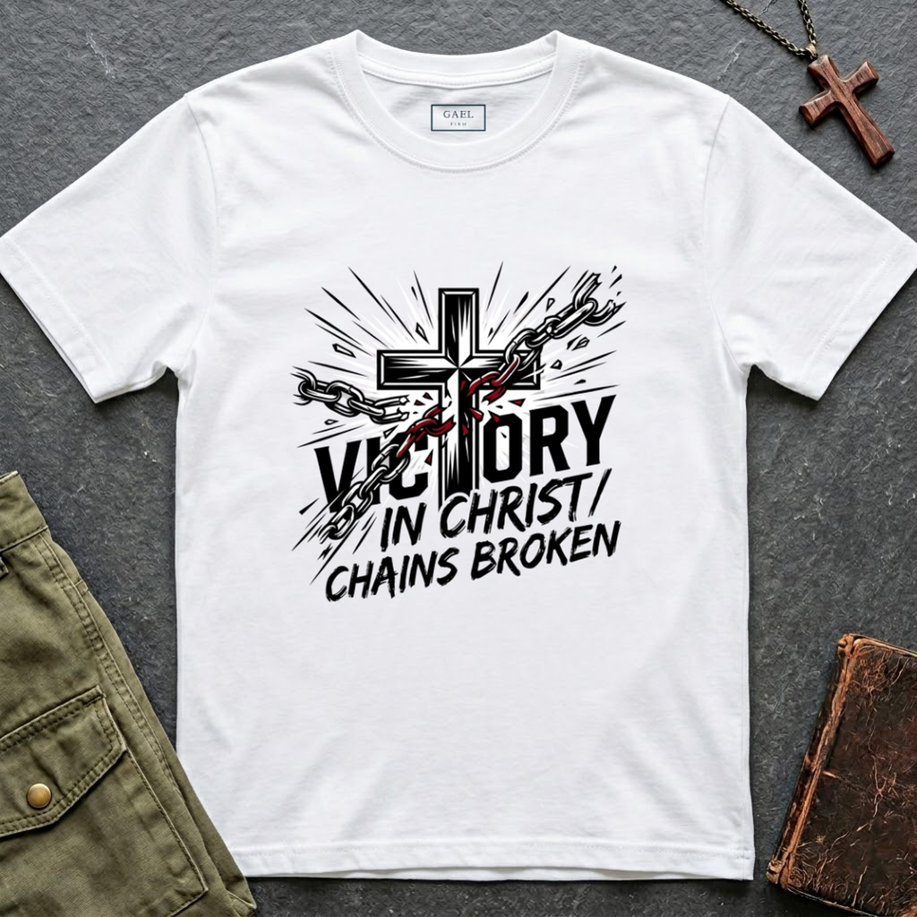 Victory in Christ - Chains broken T-shirt
