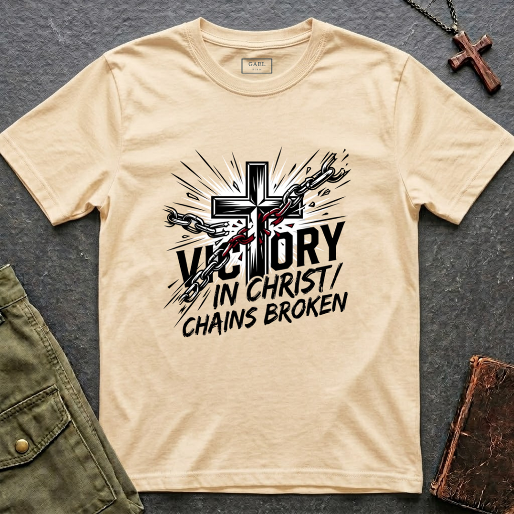 Victory in Christ - Chains broken T-shirt