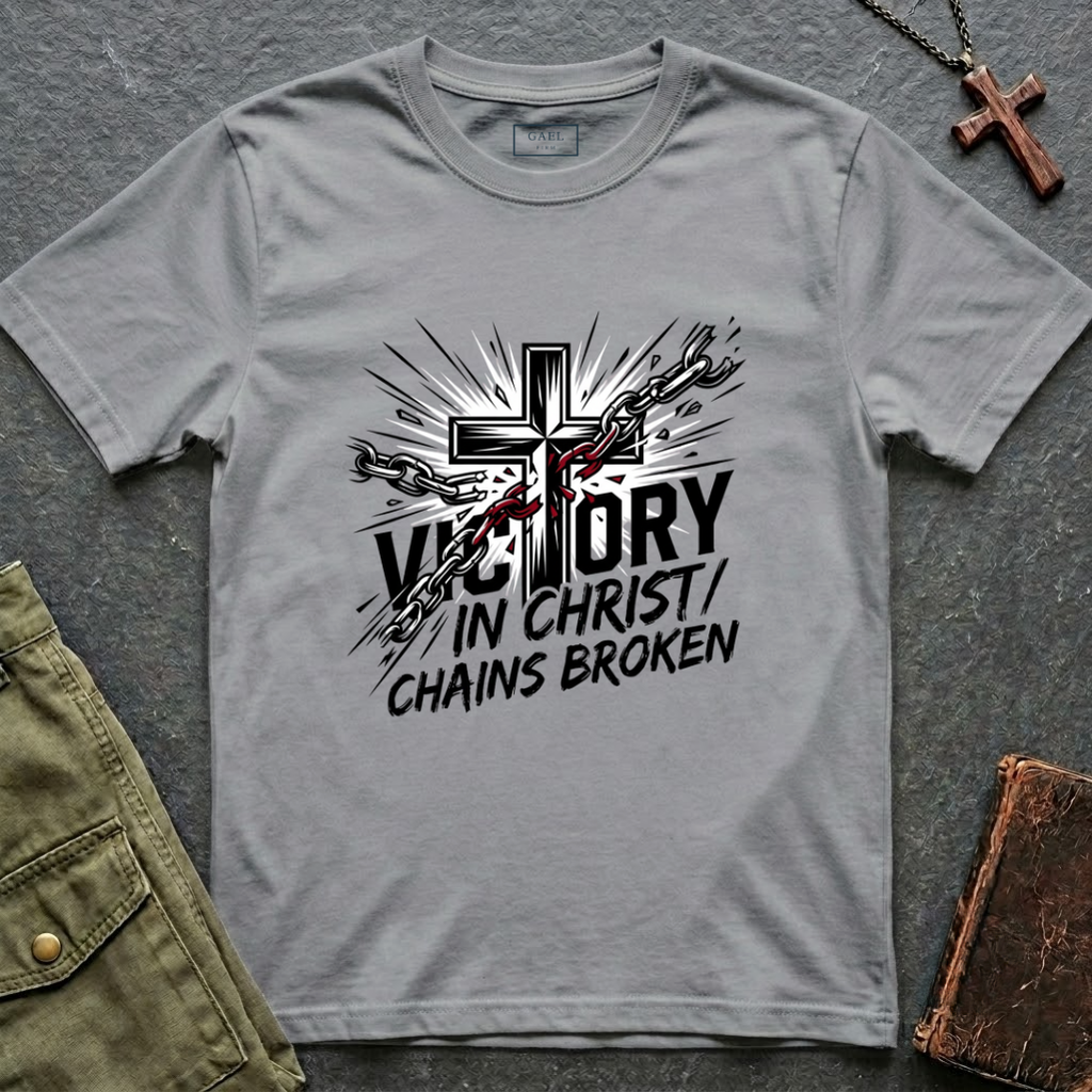 Victory in Christ - Chains broken T-shirt